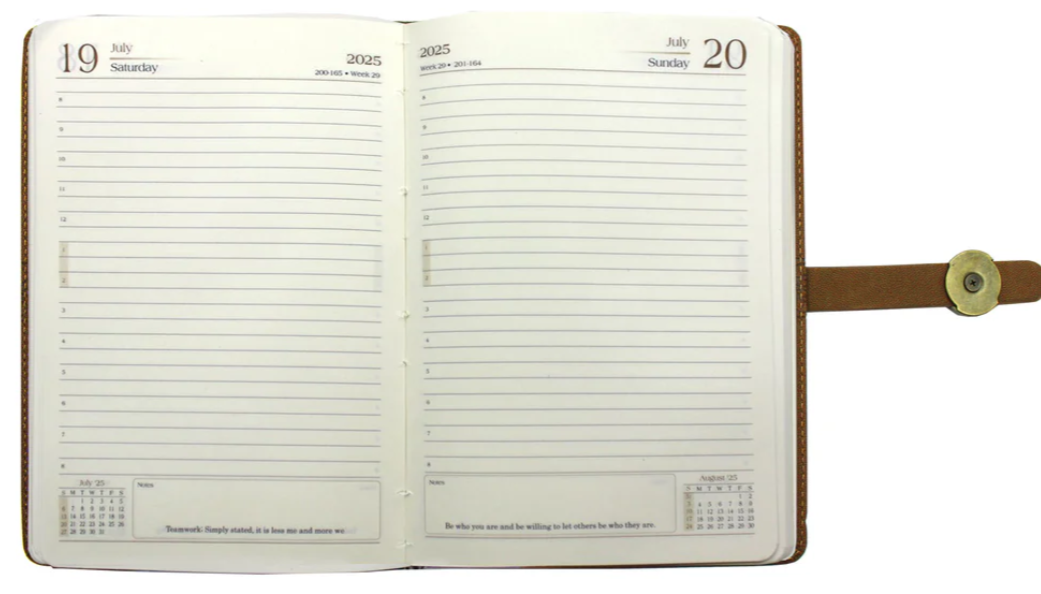 Moon- Dated Diaries (Tan) - Image 3